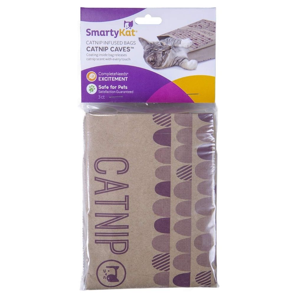 SmartyKat Catnip Caves Infused Bags Set 2
