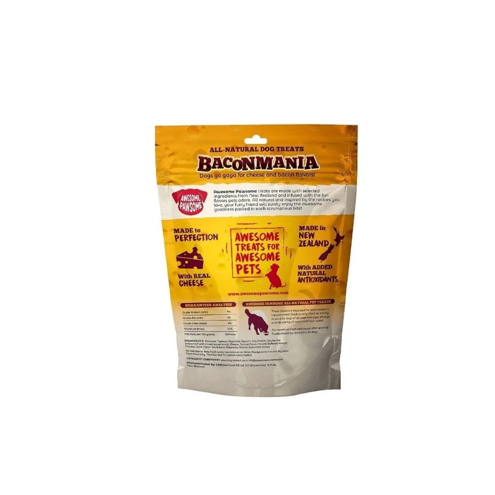 Awesome Pawsome Baconmania All-Natural Grain-Free Dog Treats For All Dogs - 85gms