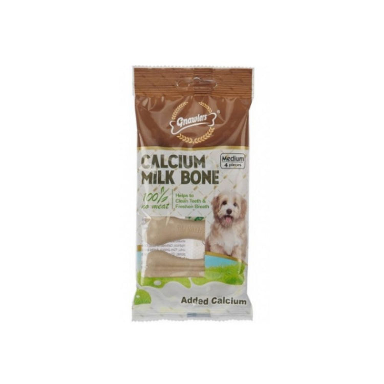 Gnawlers Calcium Milk Bone Dog Chew Treats