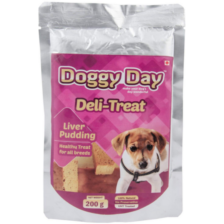 Doggy Day Liver Pudding Dog Food 80g x 12Nos