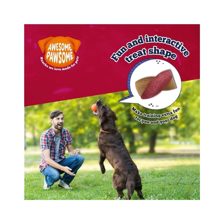 Awesome Pawsome Peanut Butter & Cranberry All-Natural Grain-Free Treats For All Dogs- 85 gm