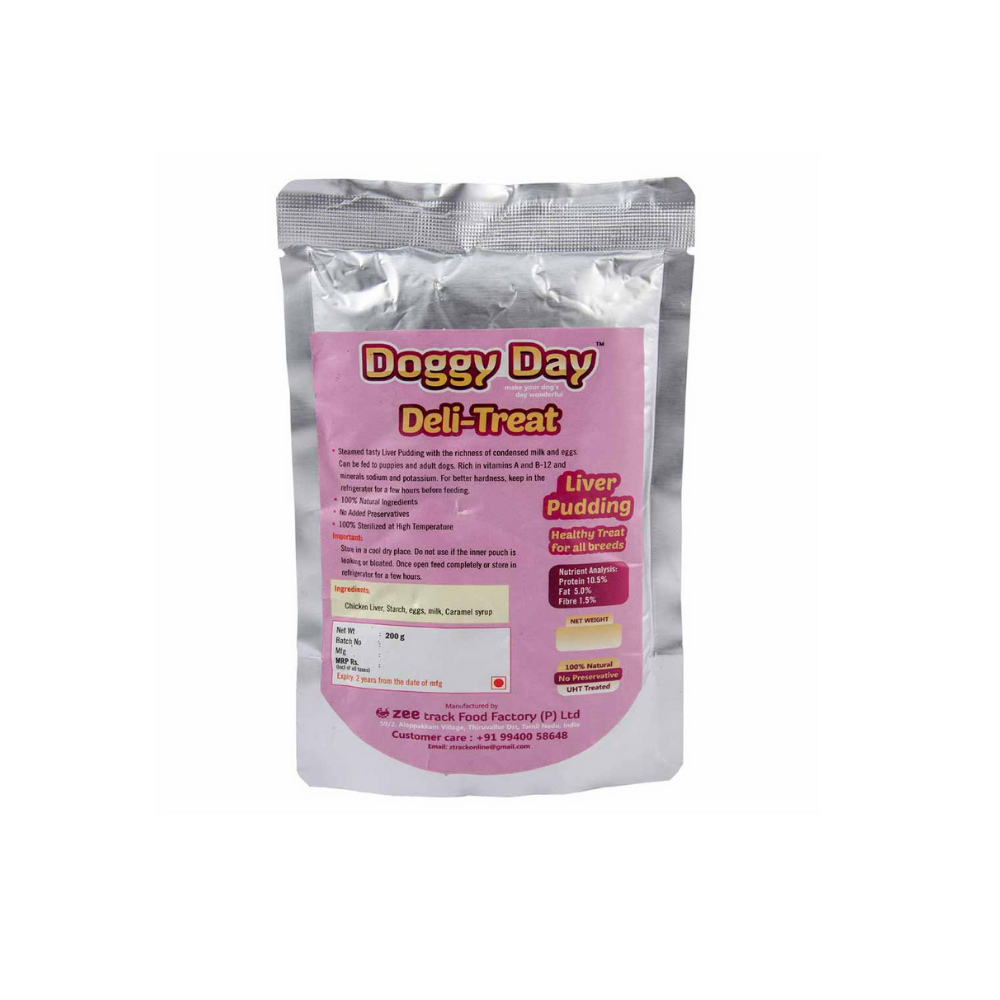 Doggy Day Liver Pudding Dog Food 80g x 12Nos