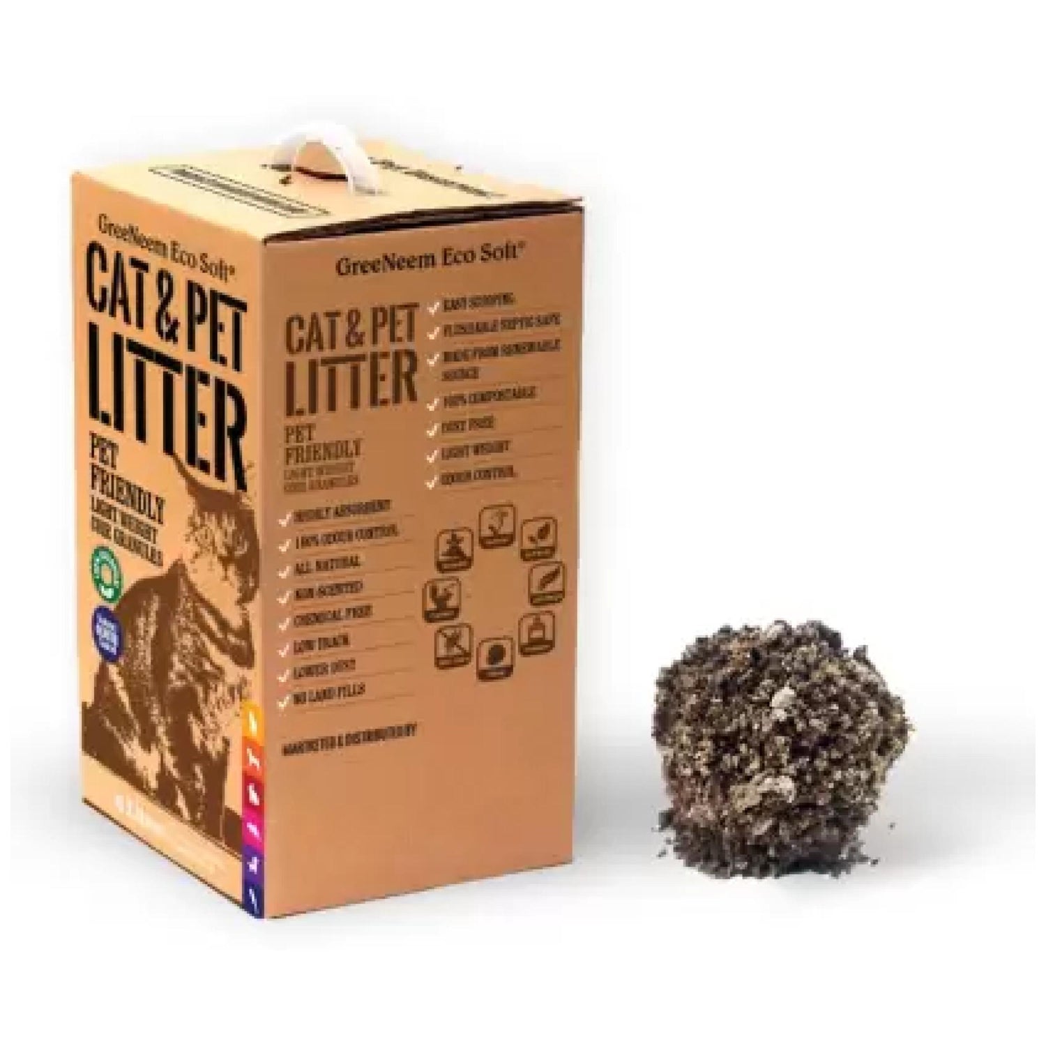 Eco Soft® Cat litter - 6 Litres 2 Packs