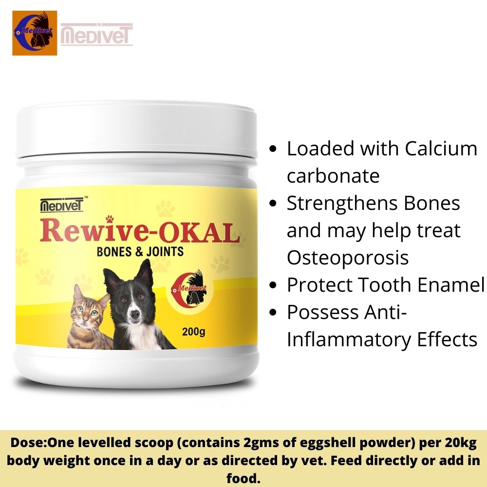 Dog Calcium Bone and Joint Supplement - 200gms