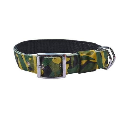 Camouflage Padded Dog Collar & Leash Set