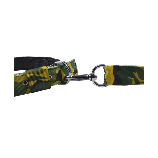 Camouflage Padded Dog Collar & Leash Set