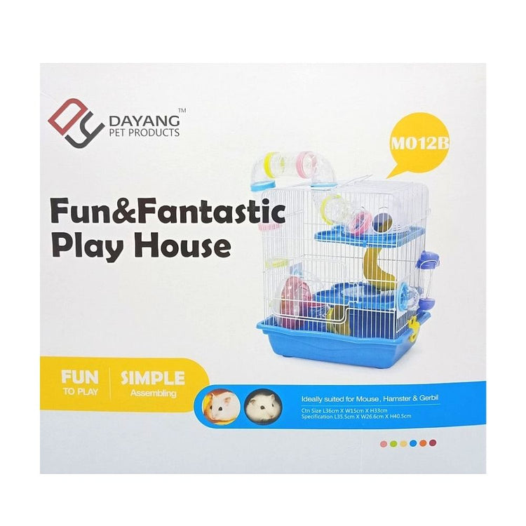Poochles Fun&Fantastic Interactive Play House/Cage For Hamsters & Guinea pigs