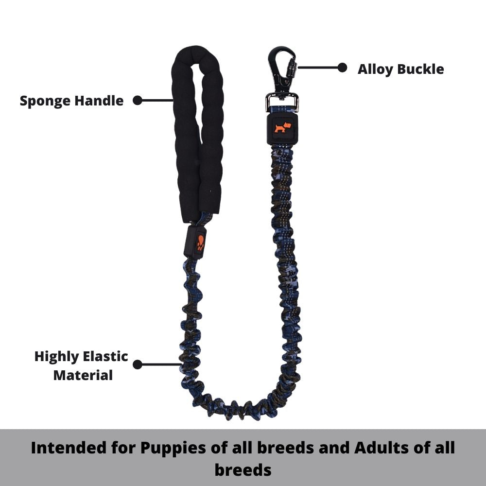 Premium Stretchable Dog Leash For All Breed Dogs- Assorted