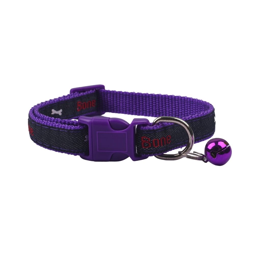 Mr.Bone Printed Dog Collar For Stray Puppies - Assorted