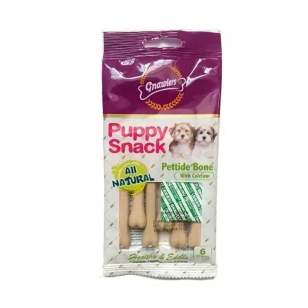 Gnawlers Puppy Snack Pettide Bone With Calcium Dog Chew Treats