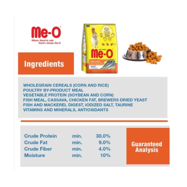MeO Mackerel Adult Cat Food - Exclusive Limited Period Offer