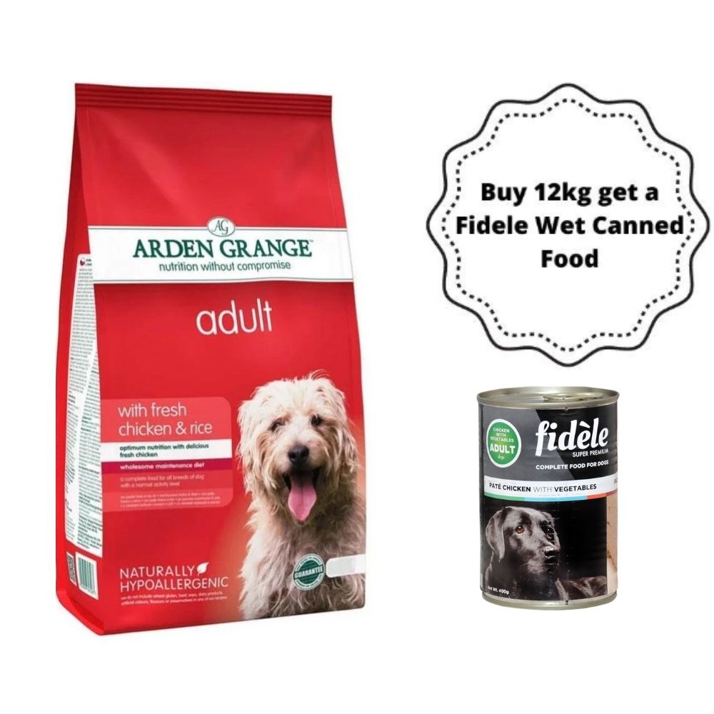 Arden Grange Small/Medium Breed Adult Dog Food - Fresh Chicken And Rice