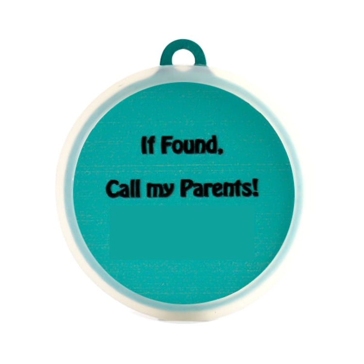 Poochles Customized Dog Tag For All Dogs - Comic Pop Turquoise