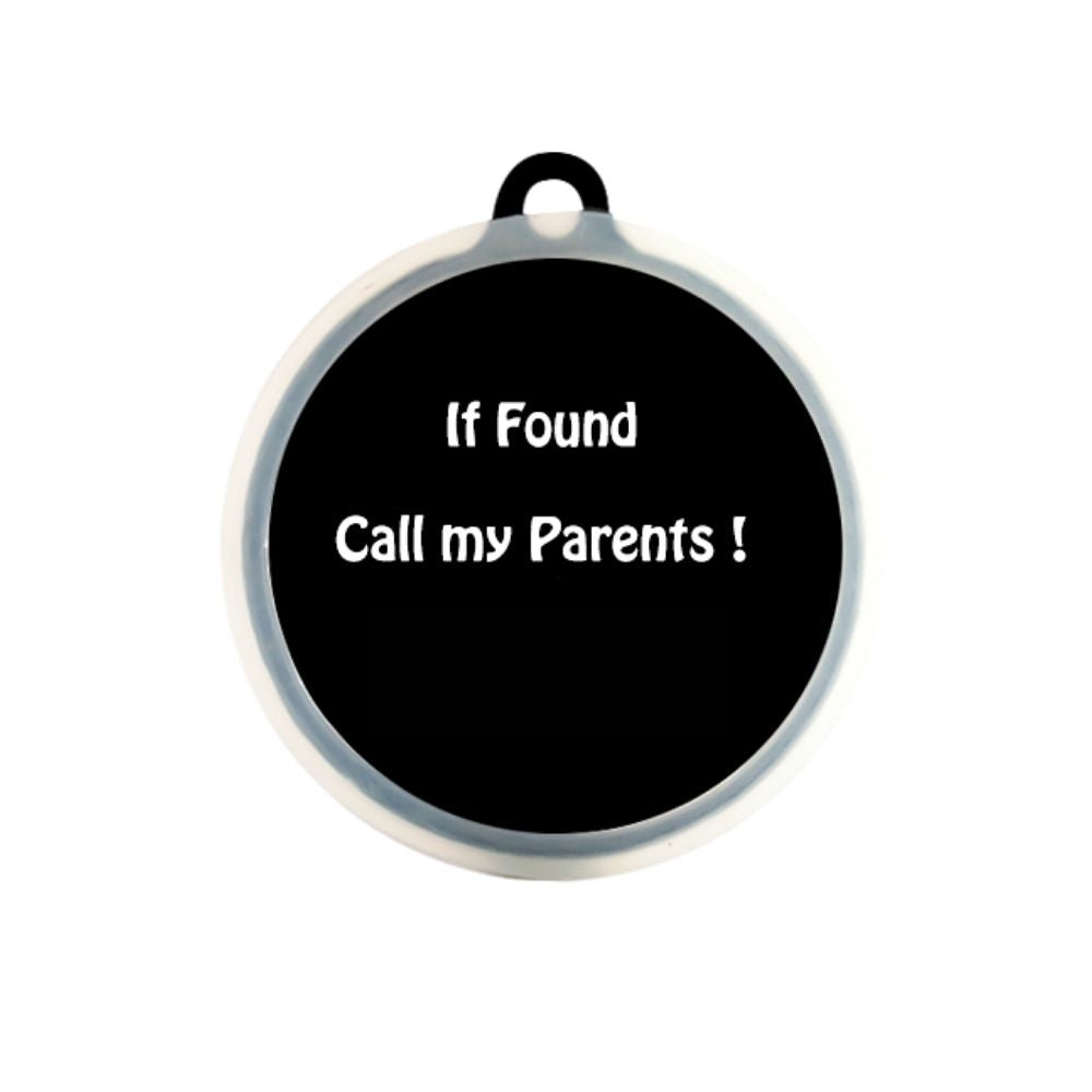 Poochles Customized Dog Tag For All Dogs - Geometraholic Dark Black