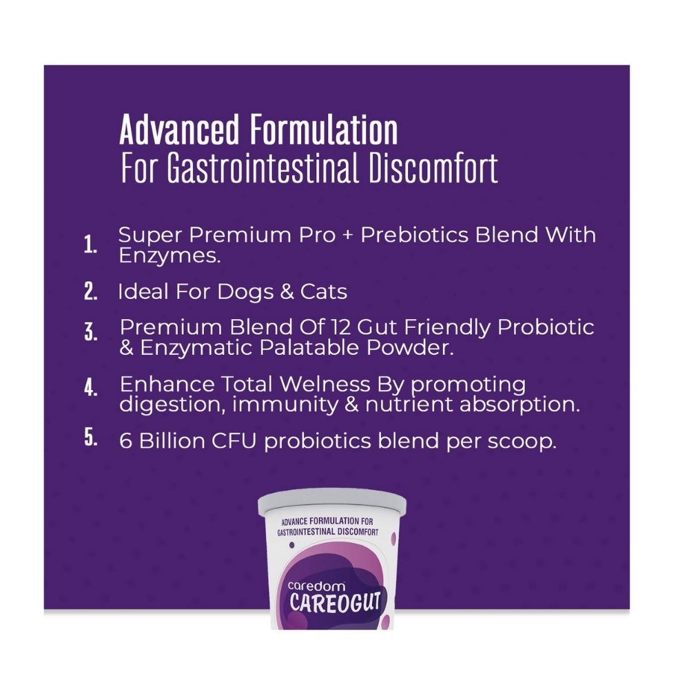 Caredom Careogut Super Premium Probiotic For Dogs And Cats