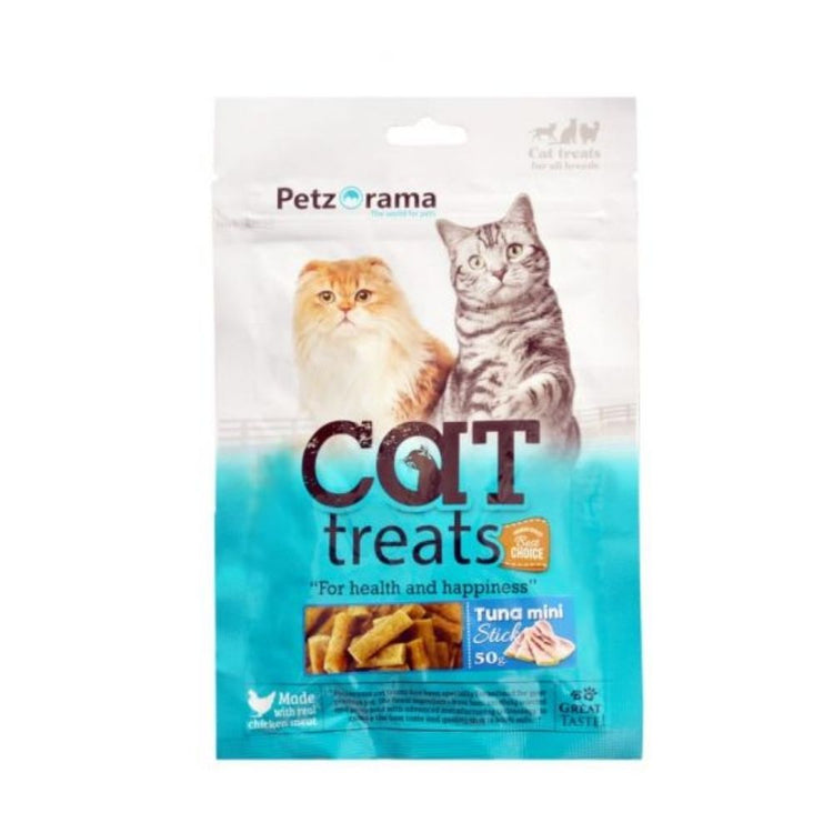 Petzorama Tuna Mini Stick Cat Treats - 50g (Pack Of 2)
