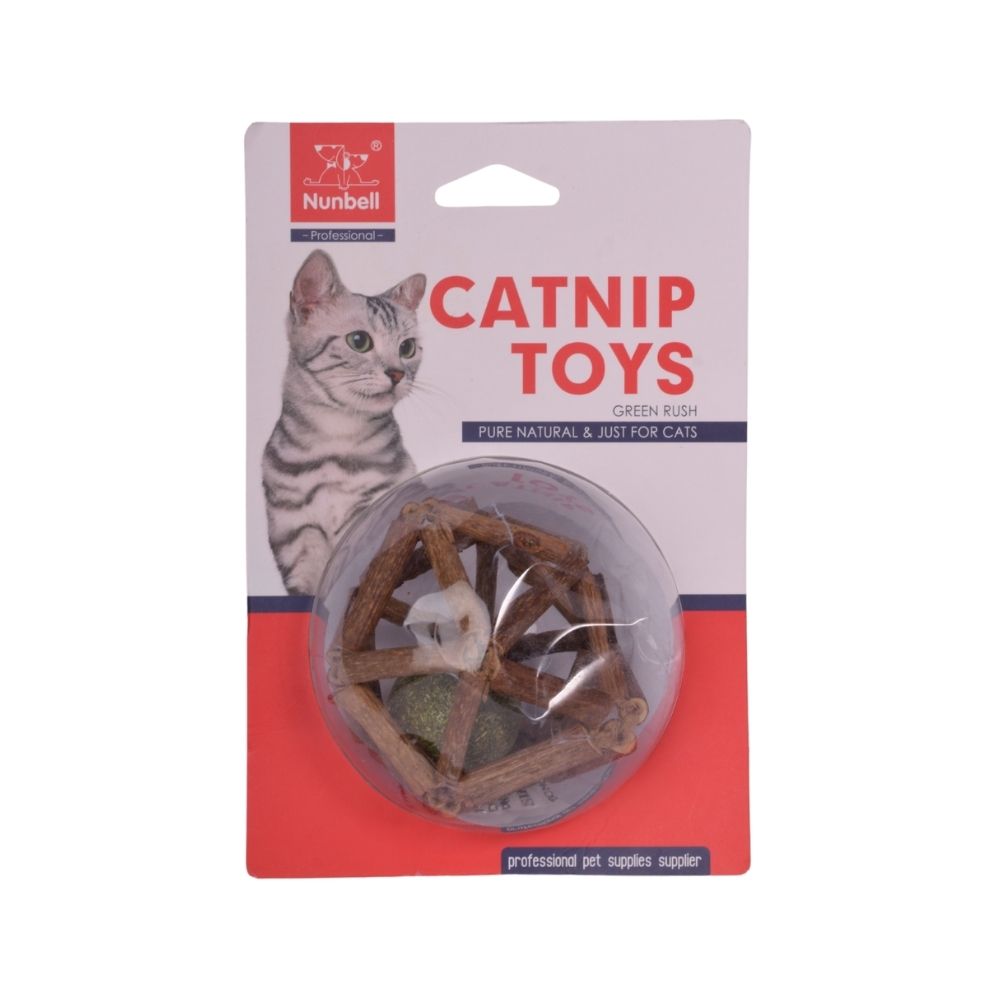 Poochles Catnip Infused Ball Shaped Cat Toy