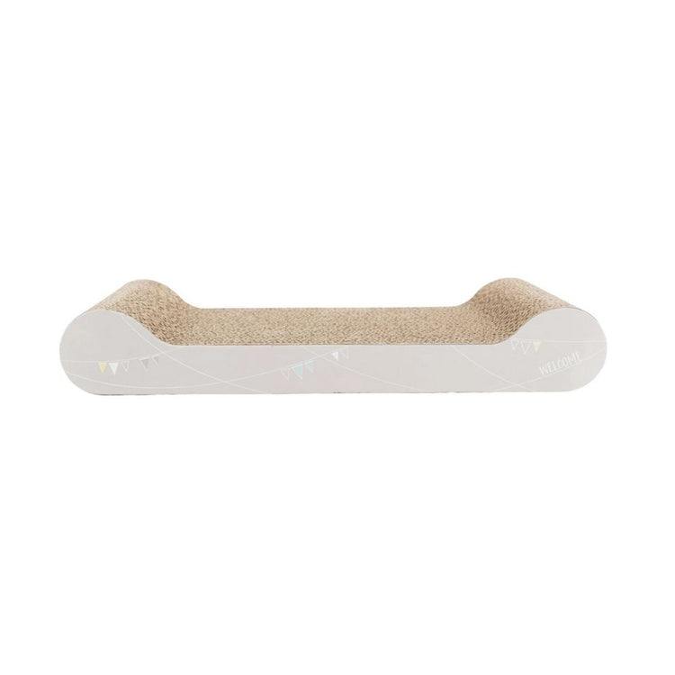 Junior scratching cardboard Cat Toy For All Cats - Light Grey