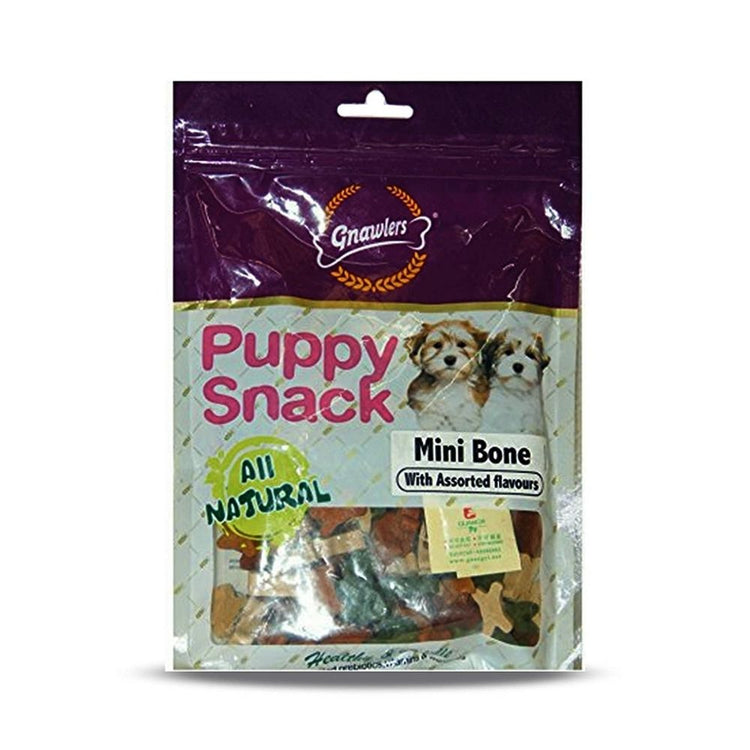 Gnawlers Mini Bone With Assorted Flavours 250gm