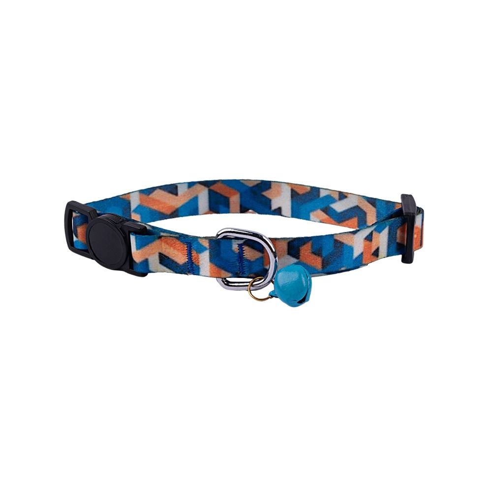 "Quirky Blue" Cat Collar