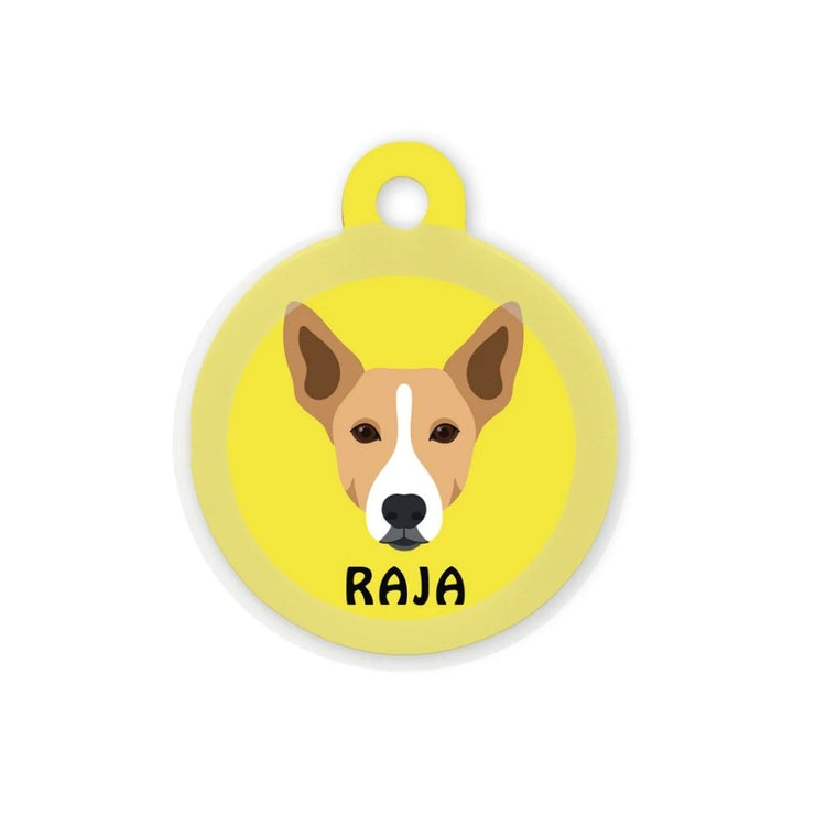 Taggie  Customized Dog Tag For Indies - Indie BRW (Ears Up)
