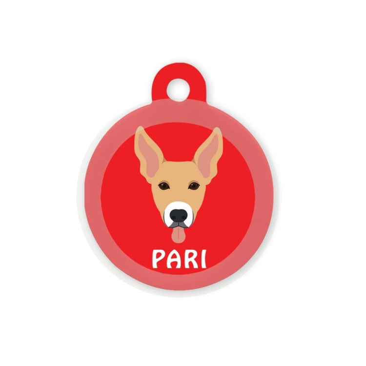 Taggie  Customized Dog Tag For Indies - Indie BR (Ears Up)