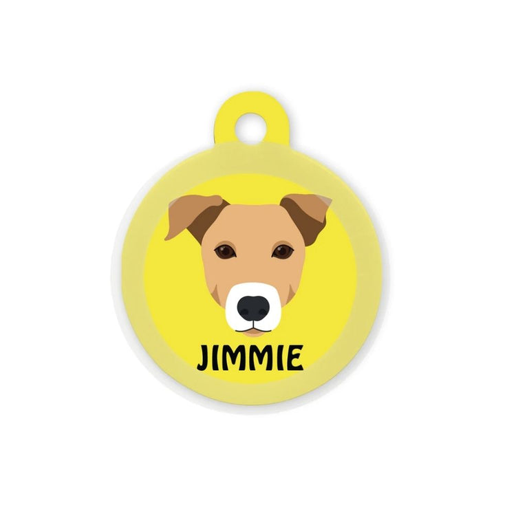 Taggie  Customized Dog Tag For Indies - Indie BR (Ears Down)