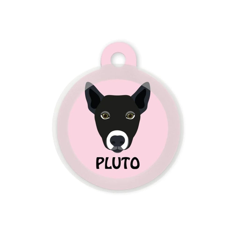 Taggie  Customized Dog Tag For Indies - Indie BL (Ears Up)