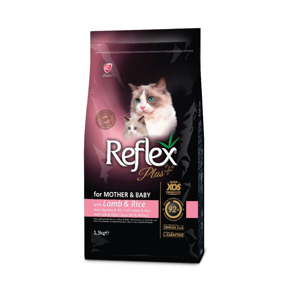Reflex Plus Mother & Baby Cat Food with Lamb - 1.5Kg