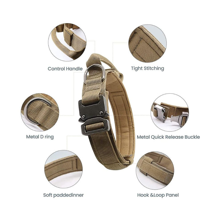 Whoof Whoof Tactical Collar For All Dogs
