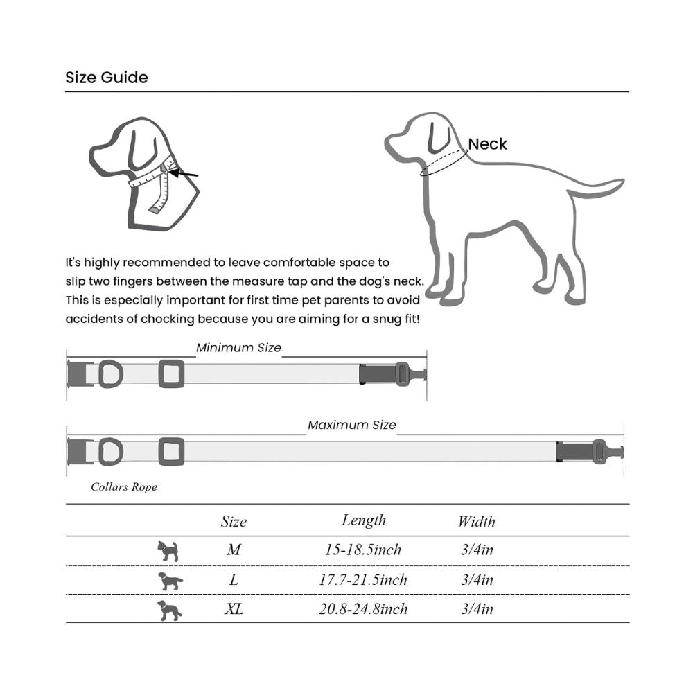 Whoof Whoof Tactical Collar For All Dogs