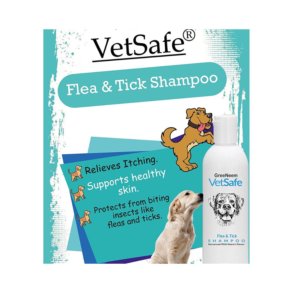 VetSafe Flea and Tick Pet Shampoo 500 ml