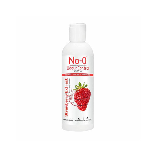 No-0 Odour Control Shampoo For Dogs And Cats Strawberry- 500ml