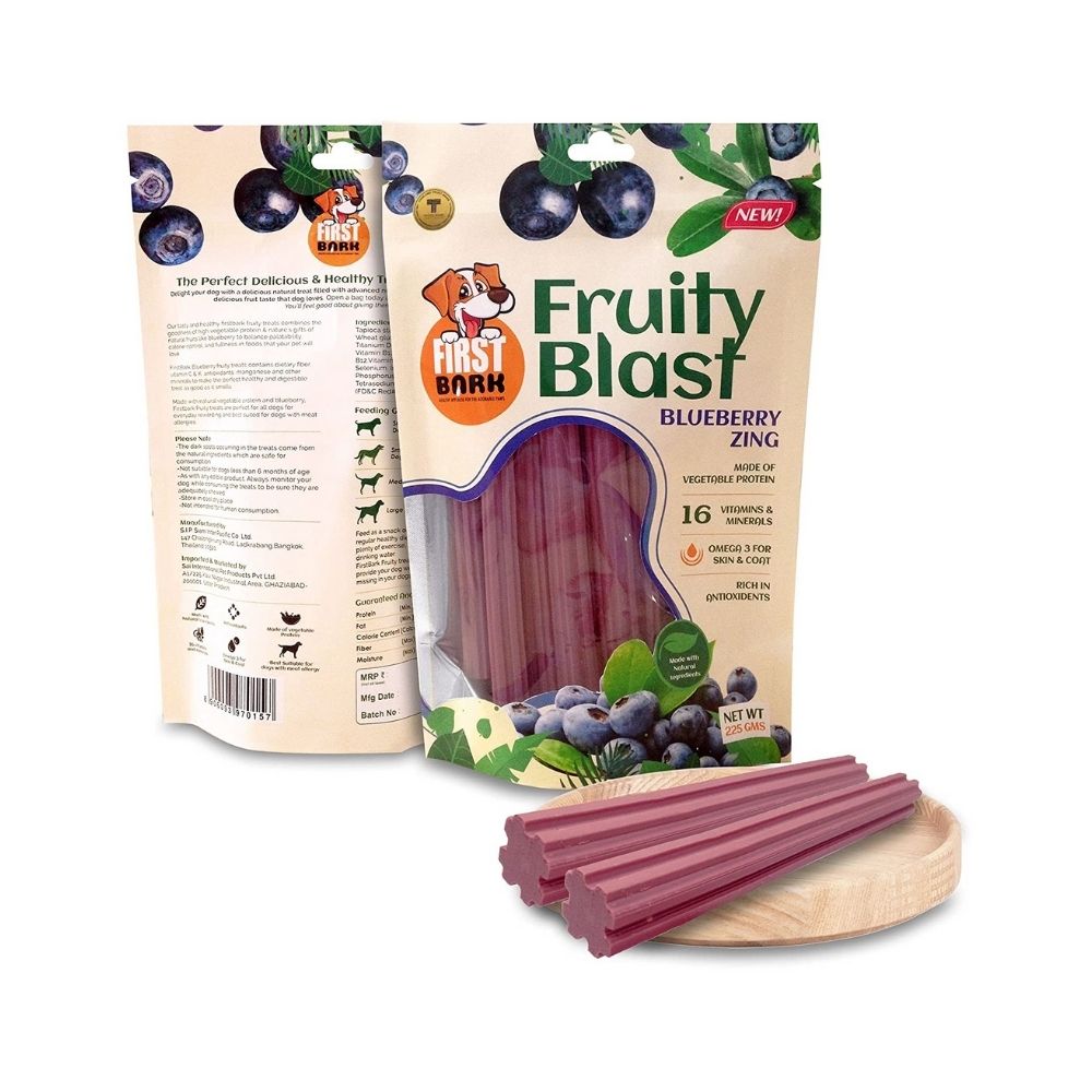 First Bark Fruity Blast Blueberry Zing Dog Treats