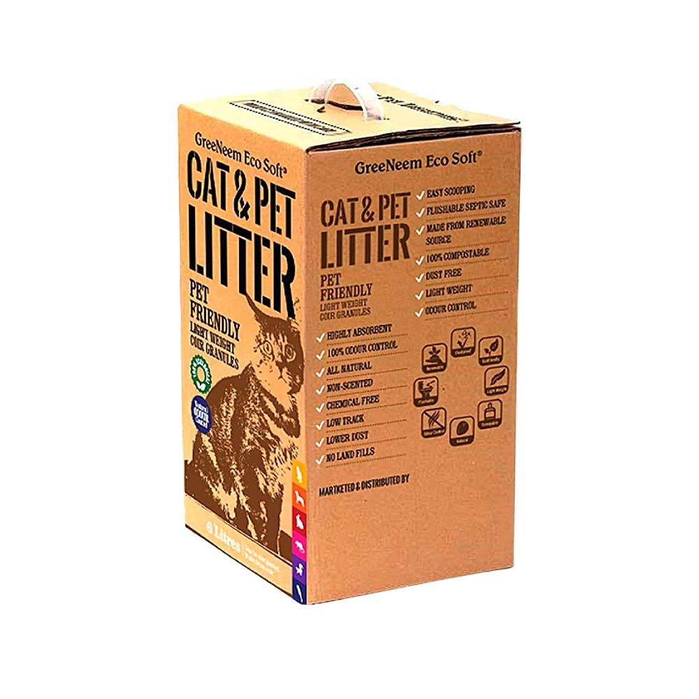 Eco Soft® Cat litter - 6 Litres 2 Packs