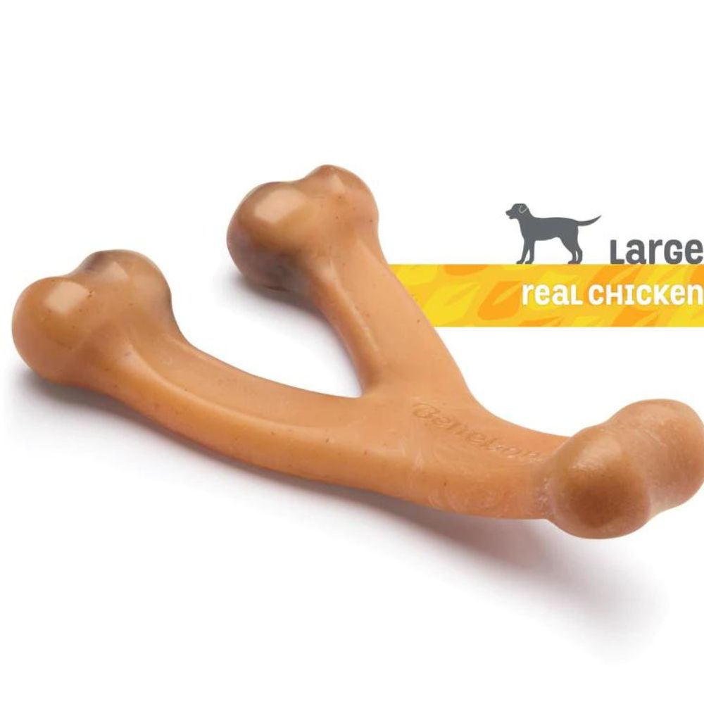 PawsIndia Benebone Wishbone Chicken Dog Toy