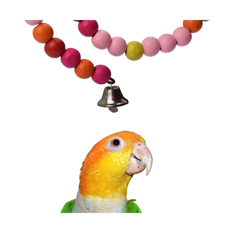 "It's All About Colors" Beads Bird Toy For All Birds