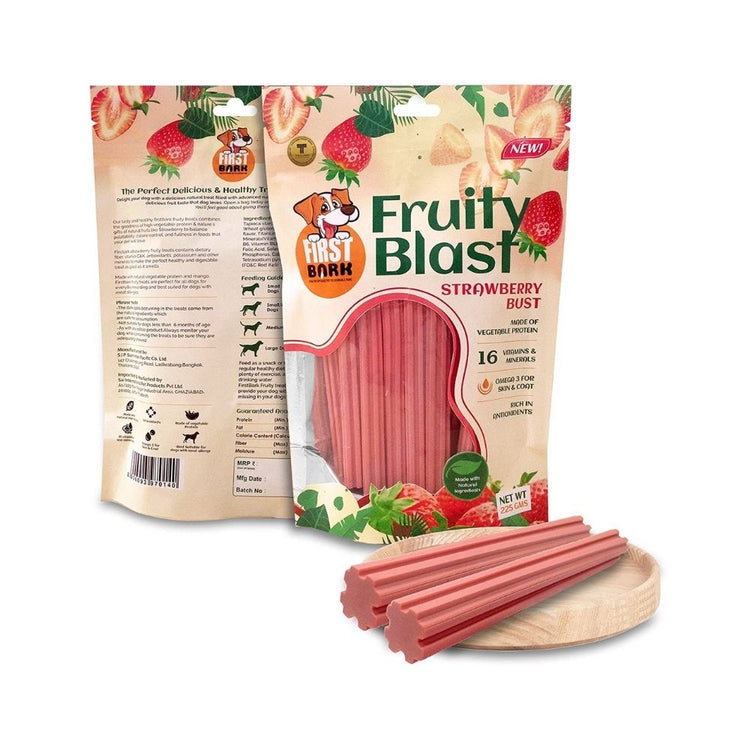 First Bark Fruity Blast Strawberry Blast Dog Treats