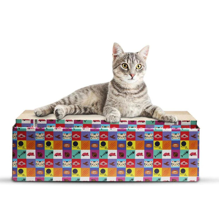 PawsIndia 5-in-1 Replaceable Box Cat Scratcher