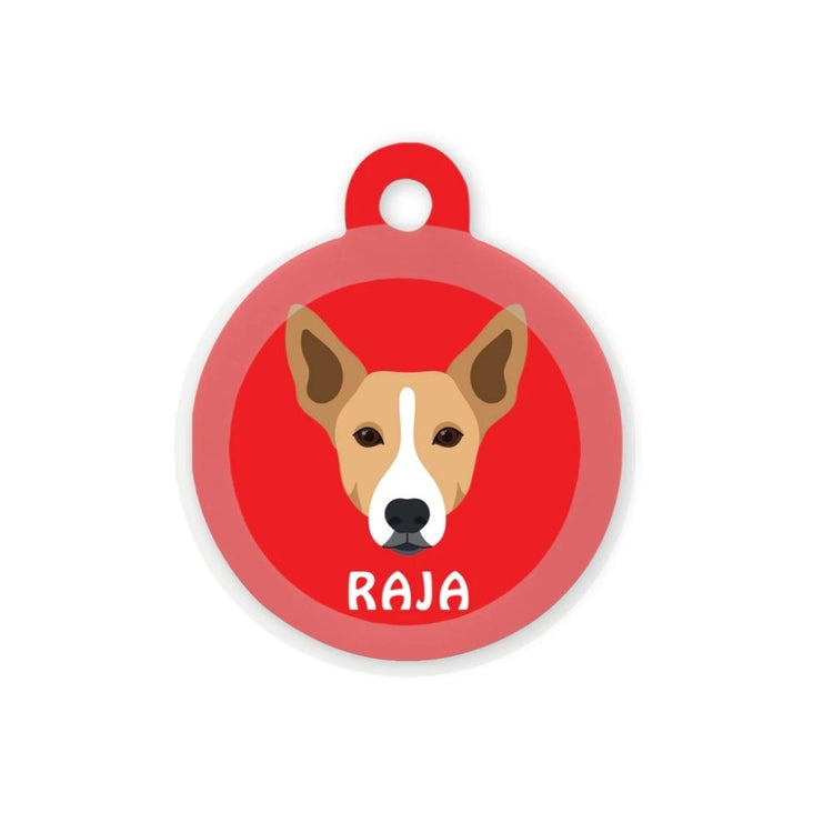 Taggie  Customized Dog Tag For Indies - Indie BRW (Ears Up)