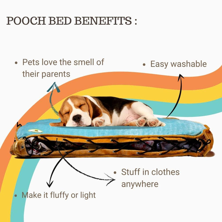 Poochles "Cuddle Me Up" Dog Bed - Puppy/Adult