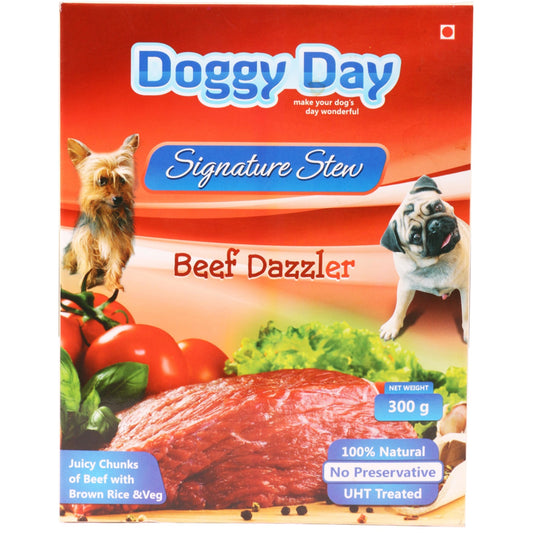 Doggy Day Signature Stew Beef Dazzler Gravy 100 gm -12 packs