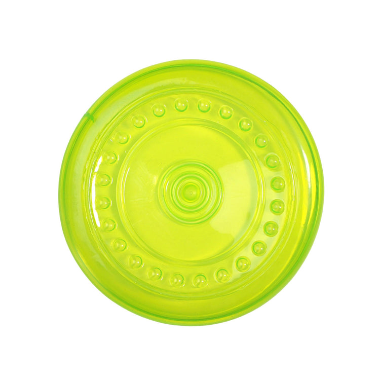 Poochles Transparent Flying Disc Dog Toy - Assorted Color