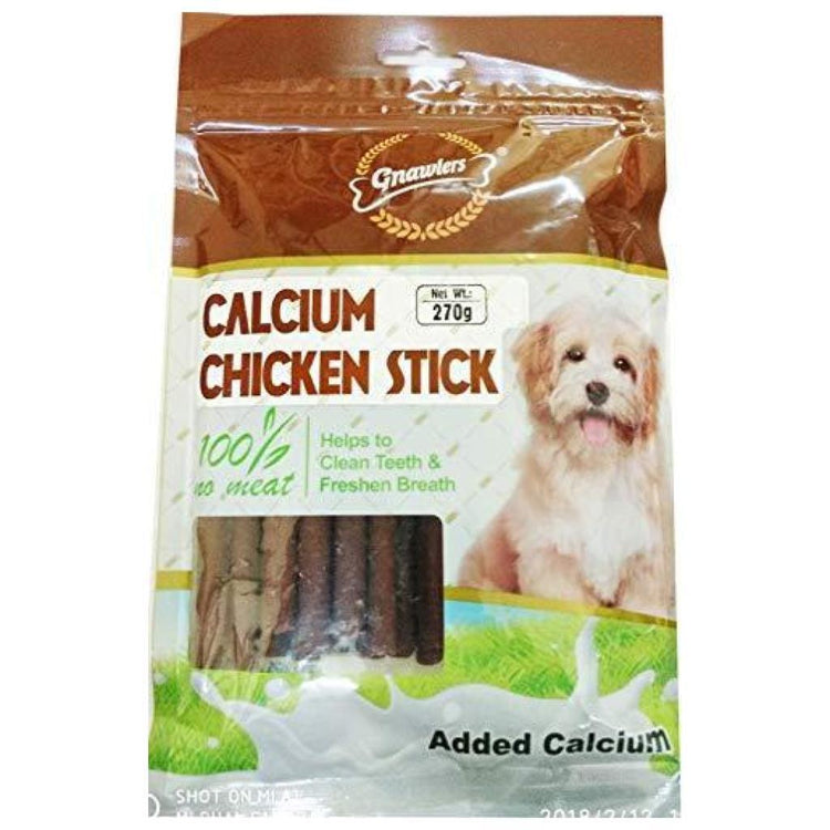 Gnawlers Calcium Chicken Stick Treat 270 Gm