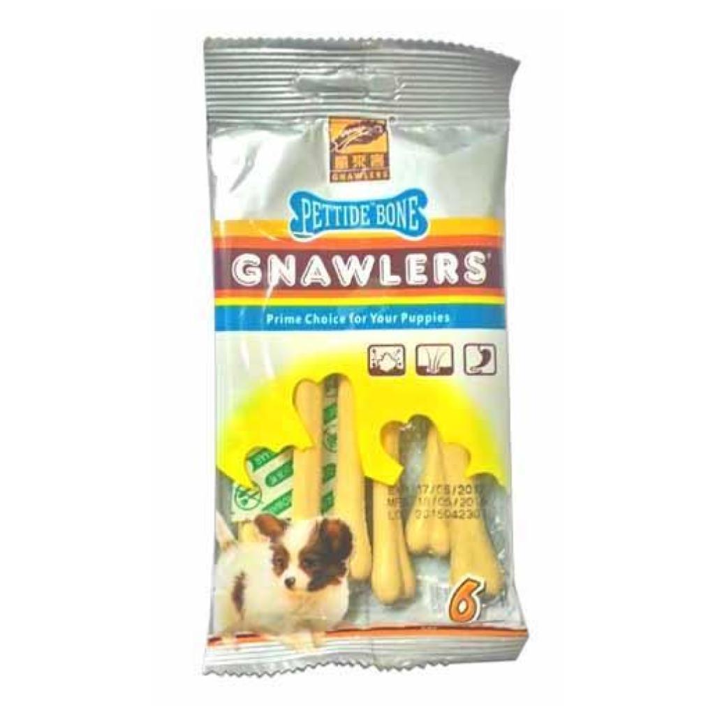 Gnawlers Pettide Bone Pouch Chew Treats
