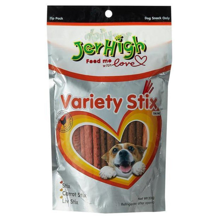 JerHigh Variety Stix Dog Treat 200 Gm
