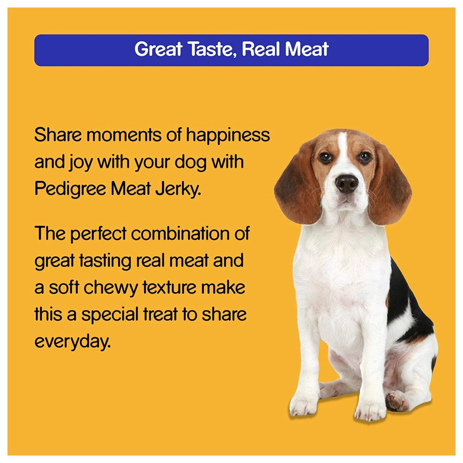 Pedigree Care and Treats Adult Meat Jerky Barbeque Chicken Chew Treat 80gm x 2no's