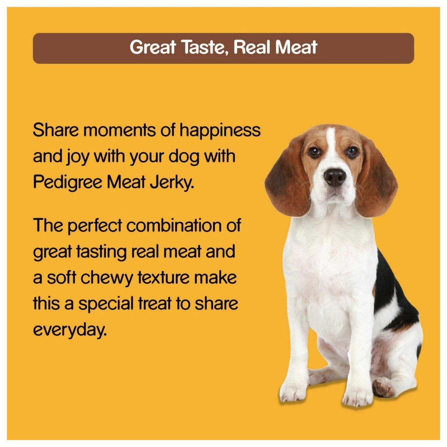 Pedigree Care and Treats Adult Meat Jerky Lamb 80gm x 3no's