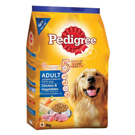 Pedigree Chicken And Vegetable Adult Dog Food