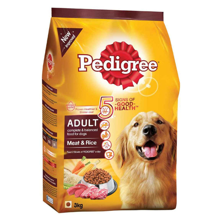 Pedigree Meat And Rice Adult Dog Food